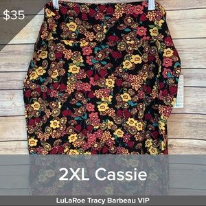 NWT LuLaRoe 2XL Cassie skirt